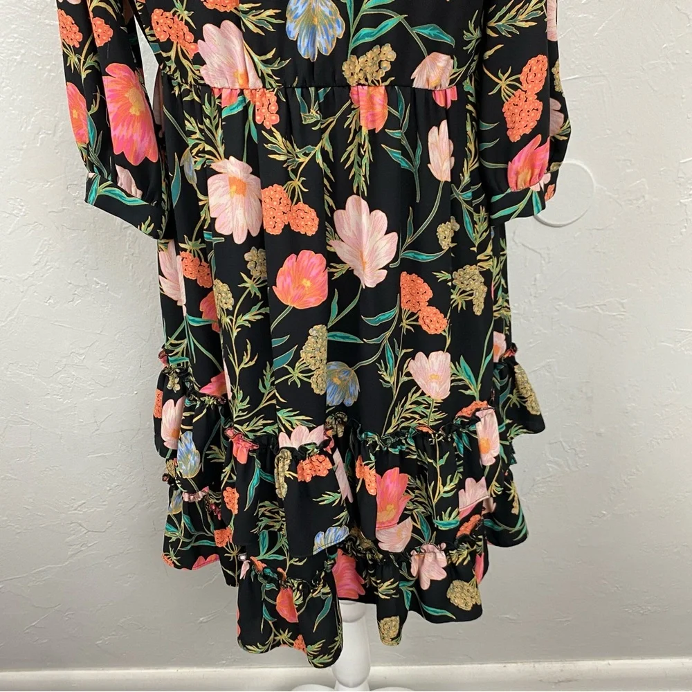 Kate Spade New York Blossom Cold Shoulder mini Dress size 4 Preppy Designer